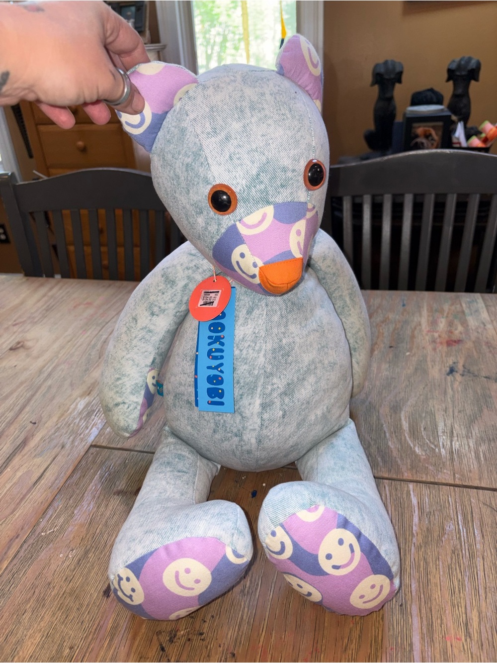 Dolls kill denim teddy nwt